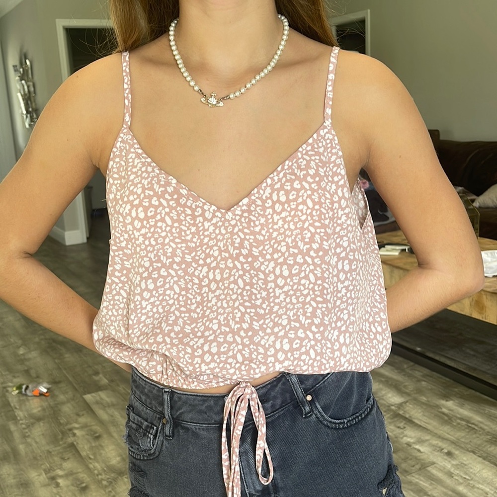 Shein cheetah tank top
